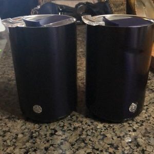 Starbucks deep purple metal cups. Like new condition.